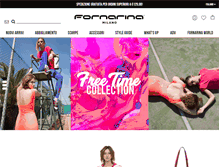 Tablet Screenshot of fornarina.com